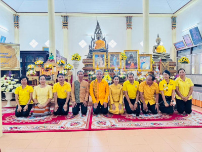 เข้าร่วมพิธีเจริญพระพุทธมนต์ถวายพระพรชัยมงคล พารามิเตอร์รูปภาพ 1