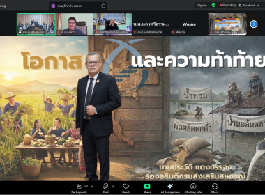 เข้าร่วมโครงการเพิ่มประสิทธิภาพผู้ปฏิบัติงานวิเคราะห์สินเชื่อกองทุนพัฒนาสหกรณ์ ผ่านระบบประชุมทางไกล Zoom Meeting ... พารามิเตอร์รูปภาพ 2