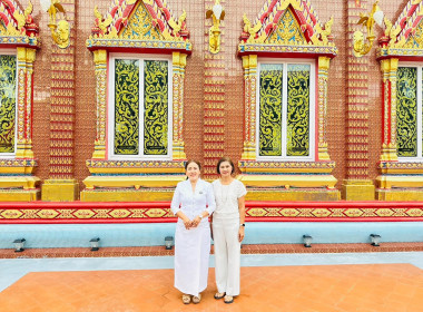 เข้าร่วมพิธีทำบุญตักบาตรเนื่องในวันอาสาฬหบูชาและวันเข้าพรรษา พารามิเตอร์รูปภาพ 3