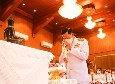 เข้าร่วมพิธีเจริญพระพุทธมนต์สมโภชพระพุทธรูปสำคัญประจำจังหวัด พระพุทธนวราชบพิตร เฉลิมพระเกียรติสมเด็จพระนางเจ้าสุทิดา พัชรสุธาพิมลลักษณ พระบรมราชินี ... พารามิเตอร์รูปภาพ 1