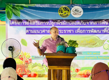 พิธีเปิดโครงการส่งเสริมการปลูกพืชผักปลอดภัยจากสารพิษ ... พารามิเตอร์รูปภาพ 1